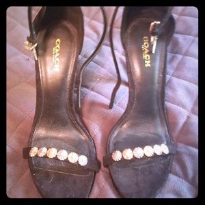 Worn once Coach heels